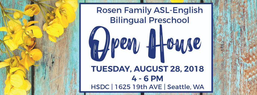 Preschool Open House – Hearing, Speech & Deaf Center